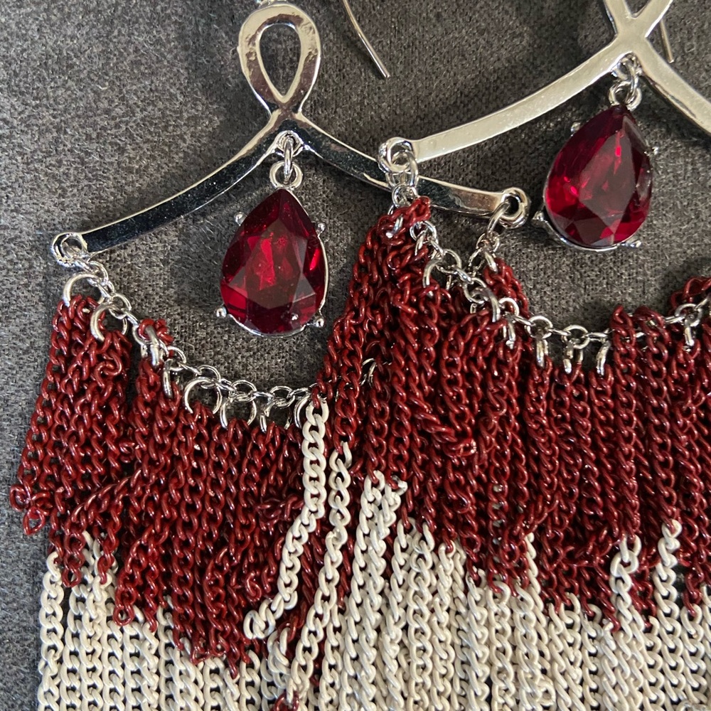 NWT Charming Charlie Fall Spirit Dangle Earrings - Picture 2 of 7